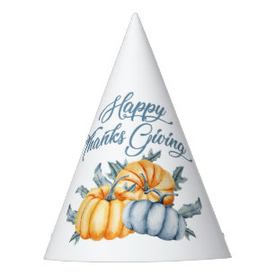 Chapéu De Festa Aguarela da abóbora da acção de graças