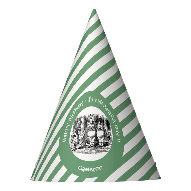 Chapéu De Festa Alice no País das Maravilhas (Frente)