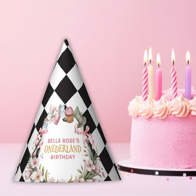 Chapéu De Festa Alice no primeiro aniversario da Flor Maravilha (Criador carregado)