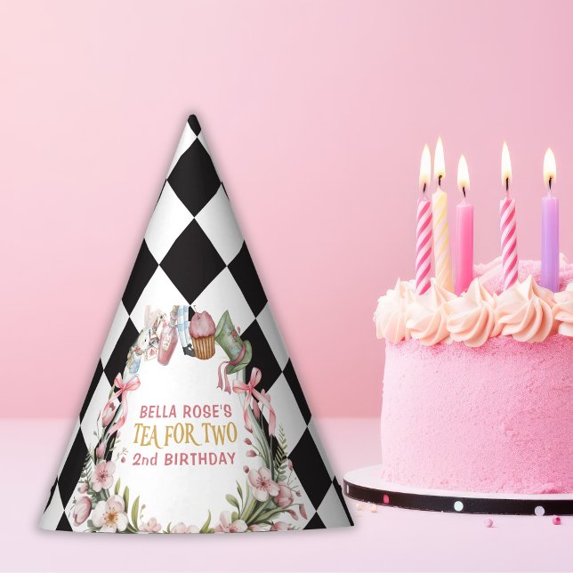 Chapéu De Festa Alice no segundo aniversário da Flor Maravilha (Criador carregado)