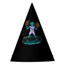 Chapéu De Festa Alienígena de Espaço de Jogada de Basquete