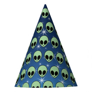 Chapéu De Festa Alienígena Verde