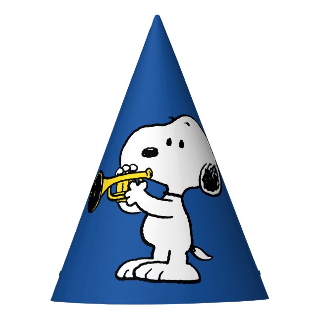 Chapéu De Festa Amendoins | Jogador de Trompete Snoopy (Frente)