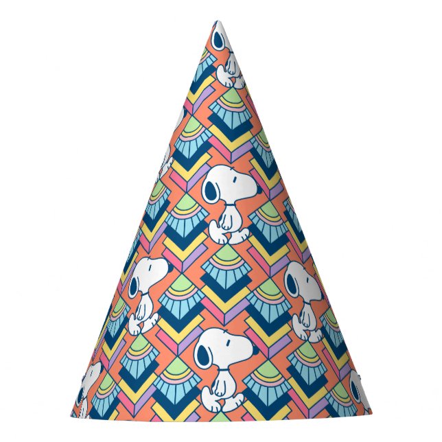 Chapéu De Festa Amendoins | Padrão de Sonhos de Deco Snoopy (Frente)