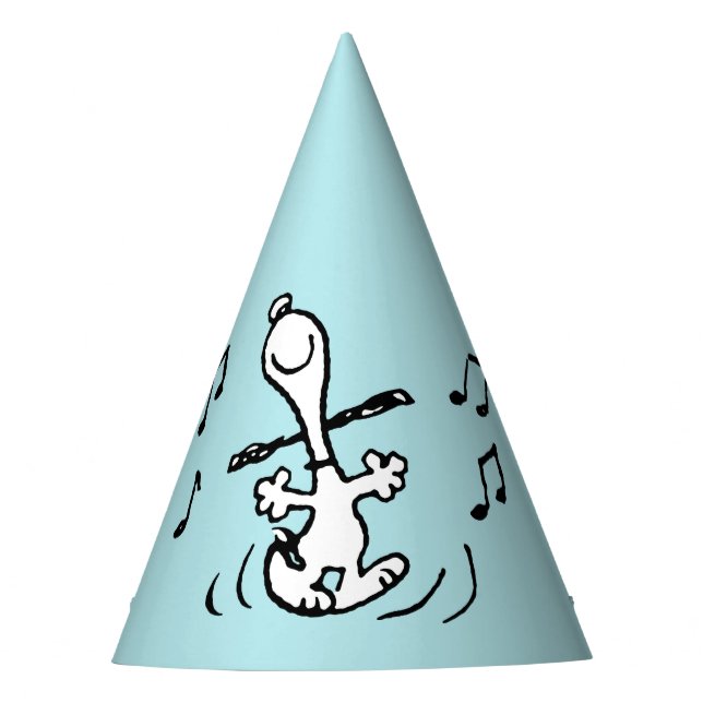 Chapéu De Festa Amendoins | Snoopy Dancing (Frente)