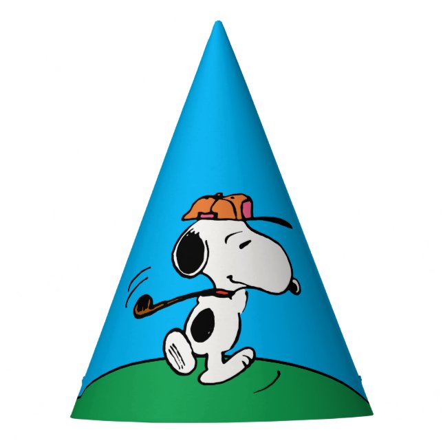 Chapéu De Festa Amendoins | Snoopy Golf Swing (Frente)