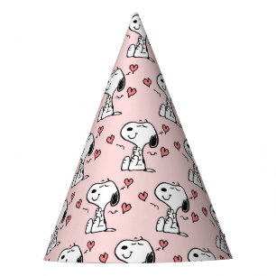 Chapéu De Festa Amendoins   Snoopy Hearts