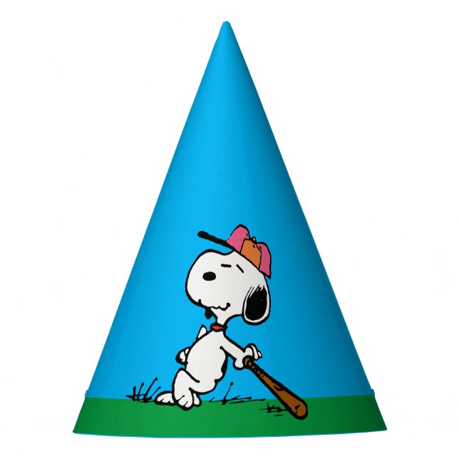 Chapéu De Festa Amendoins | Snoopy no Bat (Frente)