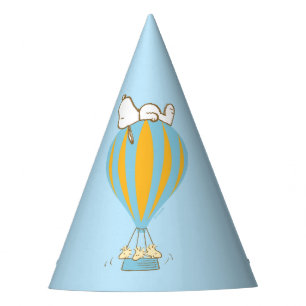 Chapéu De Festa Amendoins Snoopy & Woodstock Balão de Ar Quente