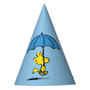 Chapéu De Festa Amendoins   Woodstock Blue Umbrella
