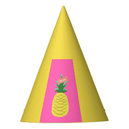 Chapéu De Festa Ananás amarelo