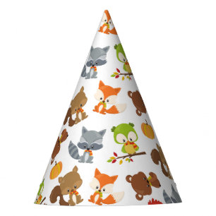 Chapéu De Festa Animais Da Floresta, Animais Da Floresta, Animais