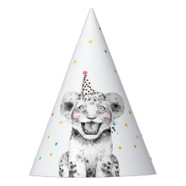 Chapéu De Festa Animais do Partido Safari Selvagem Um Jardim Zooló