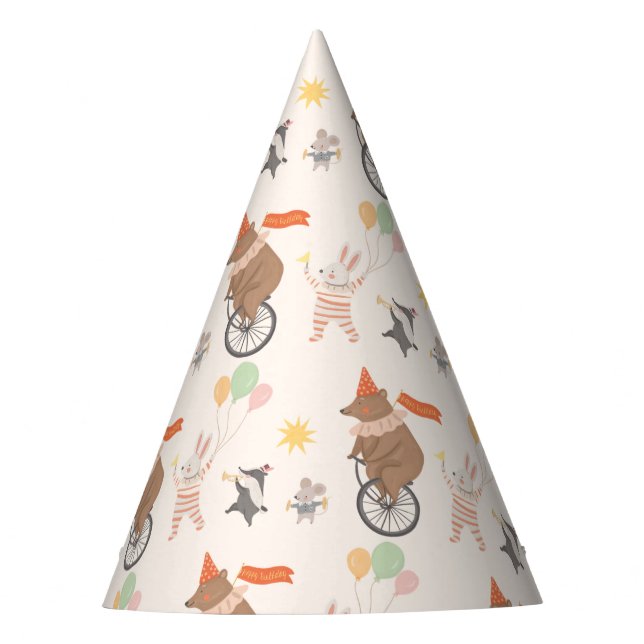 Chapéu De Festa Aniversário da Banda de animais (Frente)