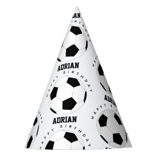 Chapéu De Festa Aniversário da Bola de Futebol