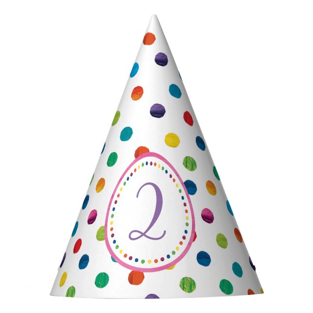 Chapéu De Festa Aniversário da Borboleta da Lagarta, muito faminta (Frente)