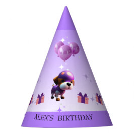 Chapéu De Festa Aniversário das Crianças Cachorros Adoráveis