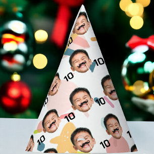 Chapéu De Festa Aniversário de 40 anos 20 Personalizado Face 10º