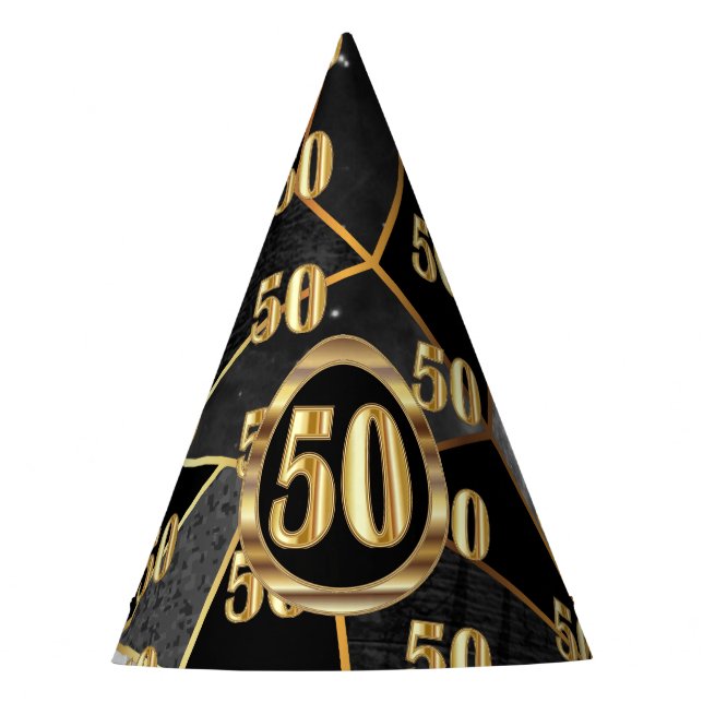 Chapéu De Festa Aniversário de 50 anos (Frente)