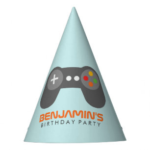 Chapéu De Festa Aniversário de criança do Controlador de Jogo de V