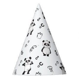 Chapéu De Festa Aniversário de criança Moderno de Panda