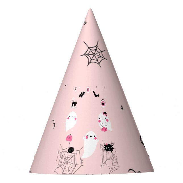 Chapéu De Festa Aniversário de Dia das Bruxas Spooky (Frente)