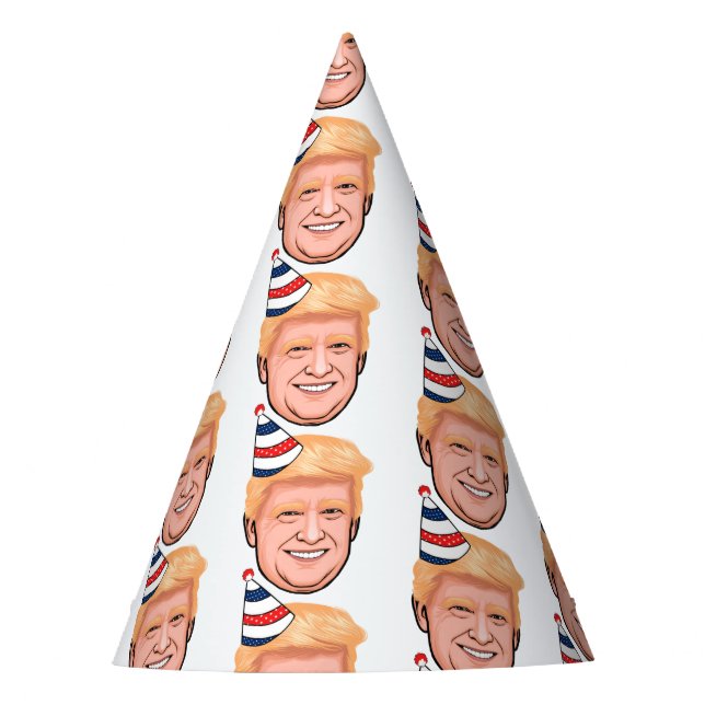 CHAPÉU DE FESTA ANIVERSÁRIO DE DONALD TRUMP (Frente)