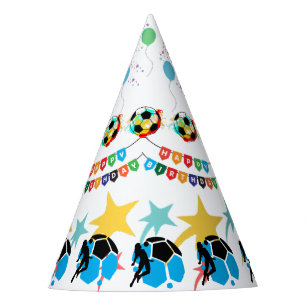 Chapéu De Festa Aniversário de Menina de Futebol, Presente de Joga