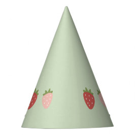 Chapéu De Festa Aniversário de um ano Morango Berry