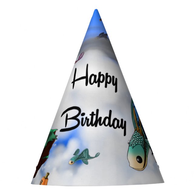 Chapéu De Festa Aniversário do garoto americano africano (Frente)