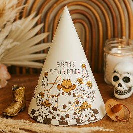 Chapéu De Festa Aniversário do Padrão Verificado no Halloween do V