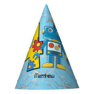 Chapéu De Festa Aniversário do robô 4o