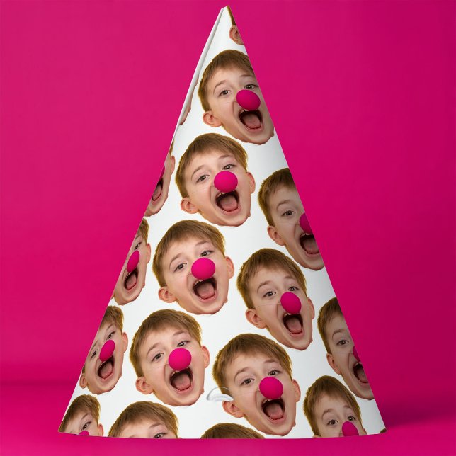 Chapéu De Festa Aniversário Personalizado Cortado de Rosto (Criador carregado)