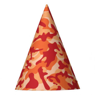 Chapéu De Festa Apricot Lava Camouflage