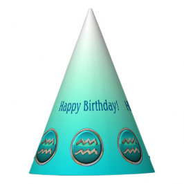 Chapéu De Festa Aquário - o sinal do zodíaco do portador da água