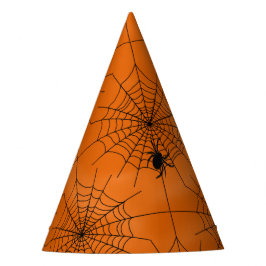 Chapéu De Festa Aranha Halloween com aranha em laranja