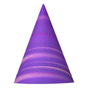 Chapéu De Festa Arte Glitch Purpura Vaporwave Estética Horizontal