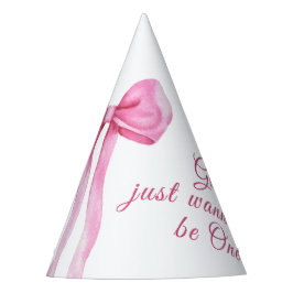 Chapéu De Festa As raparigas só querem ser uma primeiro aniversari