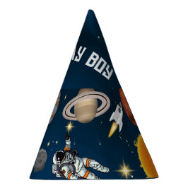 Chapéu De Festa Astronauta Espacial Primeira Festa de aniversário