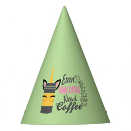Chapéu De Festa Até Unicórnios Precisam De Café