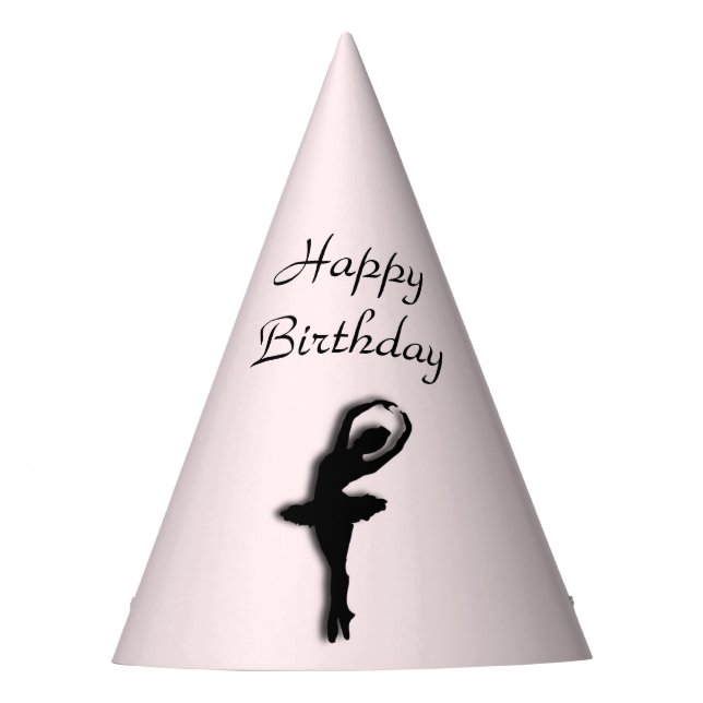 Chapéu De Festa Ballerina Pirouette em Jardim Verde (Frente)