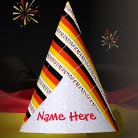 Bandeira alemã Alemanha Papel Vermelho Personaliza