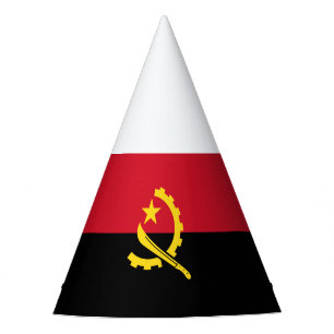 Chapéu De Festa Bandeira Angolana Patriótica