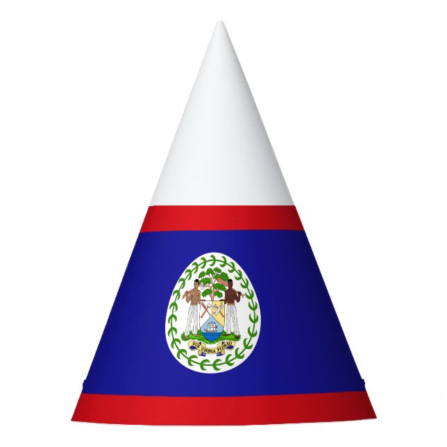 Chapéu De Festa Bandeira Belizenha (Frente)