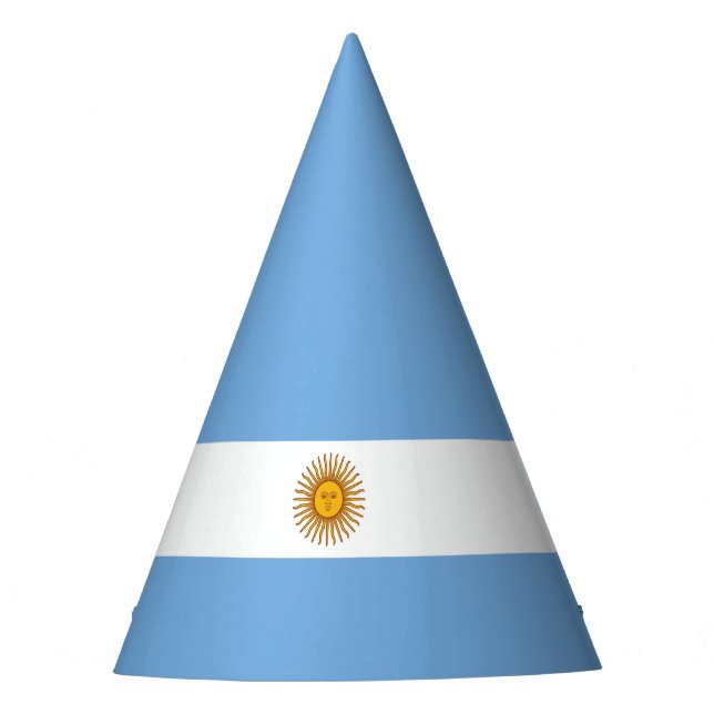 Chapéu De Festa Bandeira da Argentina (Frente)