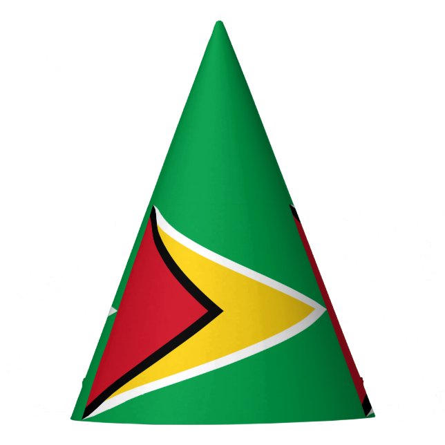 Chapéu De Festa bandeira da Guiana (Frente)