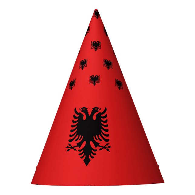Chapéu De Festa Bandeira de Albânia (Frente)