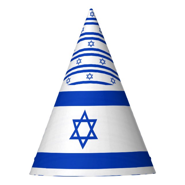 Chapéu De Festa Bandeira de Israel (Frente)