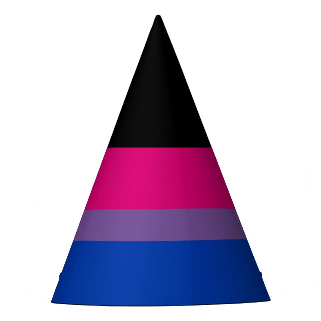 Chapéu De Festa Bandeira do Orgulho Bissexual (Frente)