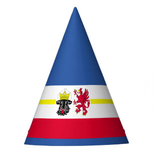 Chapéu De Festa Bandeira do Partido Meclemburgo-Pomerânia Ocidenta